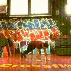 Front kick through